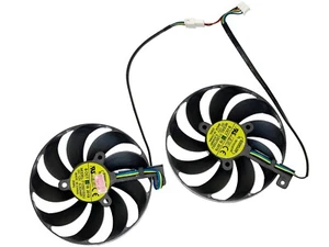 Grafikkarte Lüfter Kühler Fan für ASUS GeForce R-T-X 2080 SUPER 8GB DUAL EVO - Afbeelding 1 van 6