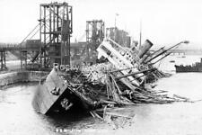 cv-4 Barry Dock, S.S Walkure Disaster, Glamorgan. Photo