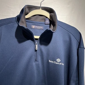 Vintage Oxford Mutual Of Omaha Jacket XL Blue Saint Claire Of Assist Pro Fit - Picture 1 of 8