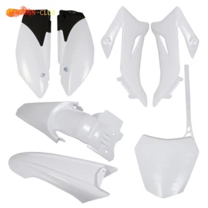 Kit de guardabarros de plástico blanco para 2008-2015 YAMAHA TTR110 TTR 110 Dirt Pit bicicleta - Imagen 1 de 11