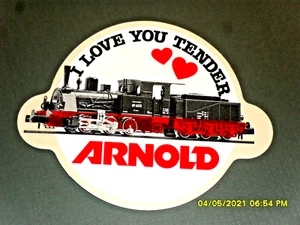 Aufkleber / Sticker +  Arnold  + Modelleisenbahn  - Bild 1 von 1