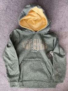 USF BULLS sz M 10-12 Boy Girl Unisex Youth LS Pullover Hoodie Sweatshirt - Picture 1 of 8