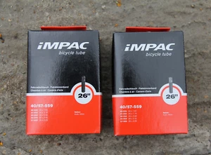 iMPAC Bicycle Inner Tube - 26"- 1.50 - New Boxed x 2 - Picture 1 of 6