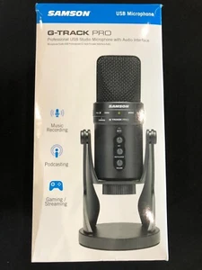 Brand new, Samson G-Track Pro Professional USB Microphone with Audio Interface - Picture 1 of 4