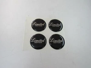Limited Edition Wheel Center Domed Emblem Decal For Car Truck Golf Cart LE 4 - Picture 1 of 1