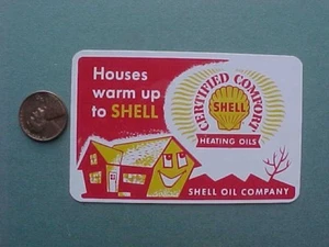 1960 Shell Gas & Oil cartoon adv. pocket calendar Cute comic sun mascot VINTAGE- - Picture 1 of 1