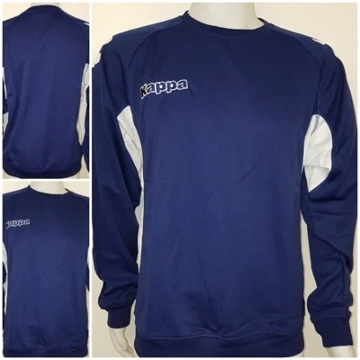 Kappa Herren Sweatshirt Training Sweat Pullover Fußball Saronno blau XL XXL E