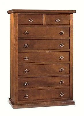 CASSETTIERA LEGNO 6 + 2 CASSETTI ARTE POVERA VENETA COL NOCE - Imagen 1 de 1