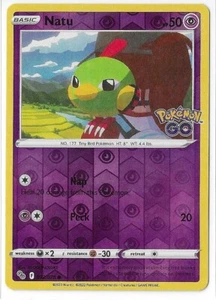 Natu 032/078 Reverse Holo Pokemon Pokemon GO - Picture 1 of 1