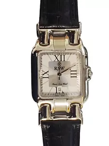 Rama Swiss Watch RSW 1069 Swiss Made Quartz Date Leather Strap Womens Watch - Picture 1 of 3