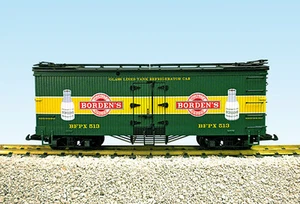 USA Trains G Scale R16013A Borden’s RD#512 - Green/Black  - Picture 1 of 1