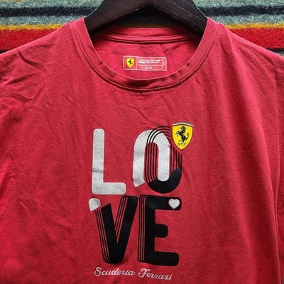 Ferrari Womens T Shirt US Size Medium?? Scuderia Official Y2k Tee - Image 1 of 4