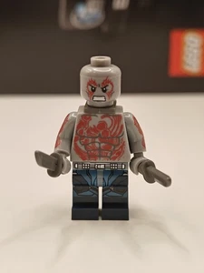Marvel Guardians of the Galaxy DRAX Custom Lego Minifigure Blue Legs 76018 - Picture 1 of 2