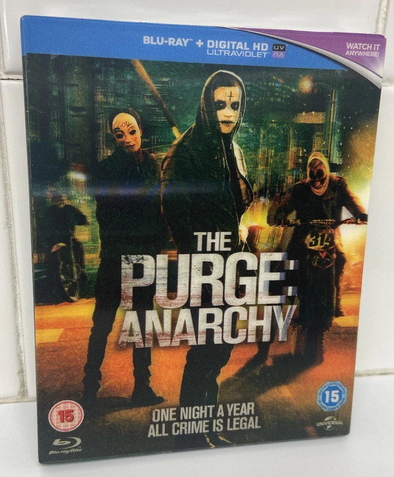 The Purge - Anarchy Blu-Ray - Lenticular Slip Cover - NEW  - Image 1 of 4