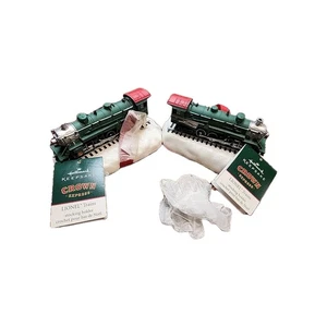 Set Of 2 Hallmark Keepsake Stocking Hanger Lionel Trains Crown Express New - Picture 1 of 6