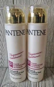 Vintage Pantene Progressive Behandlung Creme Conditioner 7oz. 2 Flaschen - Bild 1 von 5