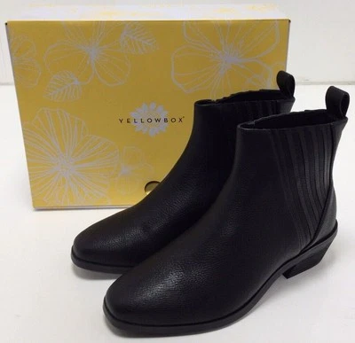 Yellowbox Women’s Ankle Boots Laverne Black US Size 7.5 - Image 1 of 4