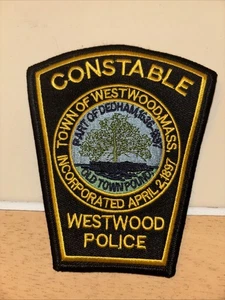 Constable Town Of Westwood, Massachusetts Westwood, Police  - Picture 1 of 1