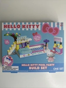 Sanrio Hello Kitty Pool Party Bauset 114-teilig Bausteine mit Figur NEU - Bild 1 von 14