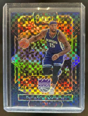 2016-17 Select DeMarcus Cousins Black Prizm Courtside #1/1 Kings - Image 1 of 2