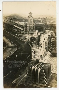 Vintage 1920s Postcard Photograph China Shanghai Race Track Grand RPPC Photo - Picture 1 of 2