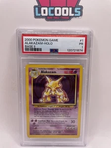2000 Pokemon Game Base Ii #1 Alakazam-Holo Base Ii PSA 1 - Picture 1 of 2
