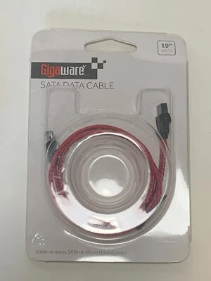 19" Serial ATA (SATA) Latching Data/Signal Cable (19 Inches) - Image 1 of 2