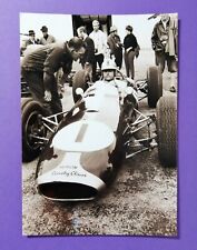 Pressefoto, Jack Brabham, Formel 1 Grand Prix Flugplatz Zeltweg 1963, 13x18cm