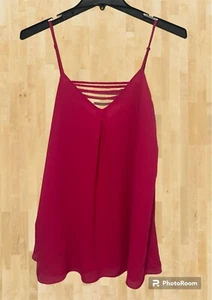 Damen Umgee USA gebraucht rosa Gr. Medium Abend Bluse Tank Top Shirt Neckholder - Bild 1 von 5
