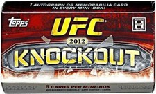 TOPPS UFC KNOCKOUT 2012 BASE CARD - STARS RC ROOKIES - COMPLETE YOUR SET