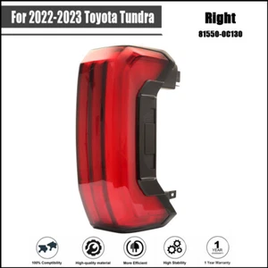 For 2022-2023 Toyota Tundra Rear Tail Lamp Assembly Clear Right Passenger Side - Picture 1 of 10