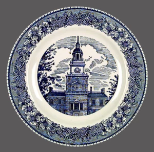 CAVALIER IRONSTONE Royal China USA COLONIAL HERITAGE 10" Dinner Plate - Picture 1 of 1