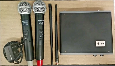 Omnitronic UHF-102 Wireless microphpne mit UHF-100 system trasmitter und adapter - Bild 1 von 3