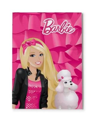 NICI 34377 - NICI - Notizblock Barbie & Pudel Sequin DIN A5 Rosa - Bild 1 von 2