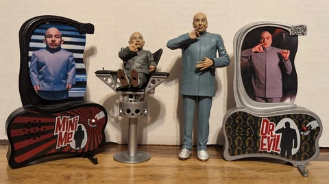 McFarlane Toys Austin Powers Dr. Evil and Mini Me (1999, loose) Cover