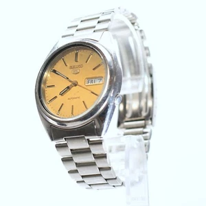 SEIKO 5 7S26-3040 Men's Automatic Watch Day-Date Japan made #1907 - Picture 1 of 18