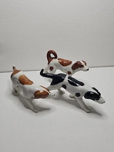Foxhound Figurine Set Of 3 Vintage Germany. Excellent Condition - Picture 1 of 9