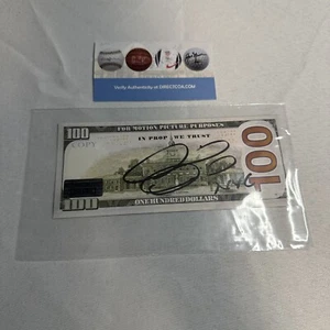 Billete de 100 dólares firmado por Armand Assante - utilería de película falsa - con certificado de autenticidad - como nuevo - Imagen 1 de 6