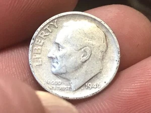 1946-S Silver Roosevelt Dime, 1 dime from those pictured - Picture 1 of 24