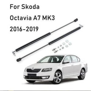2Pcs For Skoda Octavia A7 2014 2015 2016 2017 Front Hood Gas Struts Trunk Spring - Picture 1 of 6