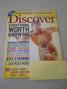 DISCOVER Magazine, JULY/AUGUST 2018, HUMAN SPEED, NEANDERTHALS, GIZA PYRAMIDS!