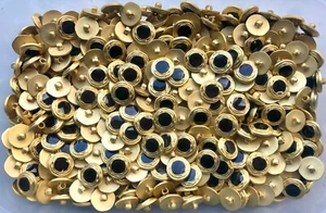 Buttons 15mm 24L Gold and Black Shank Twist Rope Design Button Craft Plastic M17 - Picture 1 of 24