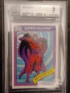 1990 Magneto Marvel Universe RC #63 BGS 9 Villains Super Heroes Rookie Card 9.5