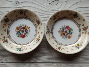 2er Set Raynaud & Co Floral Limoges France Porzellan Obstschalen #4 - Bild 1 von 10