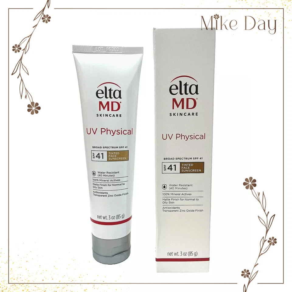 EltaMD UV Physical Tinted Facial Sunscreen SPF 41 EXP 10/26 - 3 OZ/85G NIB - Image 1 of 1