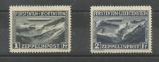 LIECHTENSTEIN 1931 Zeppelin Flugpost komplett **