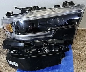 OEM 2020 2021 2022 2023 2024 DODGE RAM 1500 TRX RH HID FULL LED BLACK HEADLIGHT - Picture 1 of 20