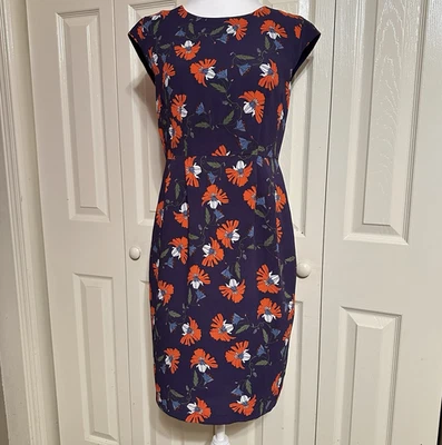 Vestido Vaina Floral MAEVE ANTHROPOLOGIE Petiola Talla 6 Oficina Verano Trabajo Foto 1 de 4