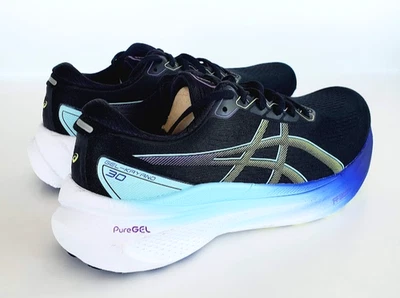 Asics Womens Size 10 Medium Gel Kayano 30 Black Cushioned Running Shoes - Image 1 of 4