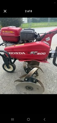 Honda FC600 Tiller Commercial Power Garden Cultivator Rototiller USED - Image 1 of 4